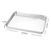 Rectangular Nonstick Pan Stainless Steel Cookie Cooking Sheet Baking Tray Steamed Sausage Dishes Fruit Grill Fish Plate Bakeware- for Nonstick Cookie