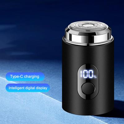 Men Electric Mini Shaver Rechargeable Type-C Charging Car Portable Led Digital Display Wet & Dry Shaver Men Women Home Razor