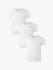 Libadiweeo Essential Cotton V-Neck T-Shirt 3-Pack_White