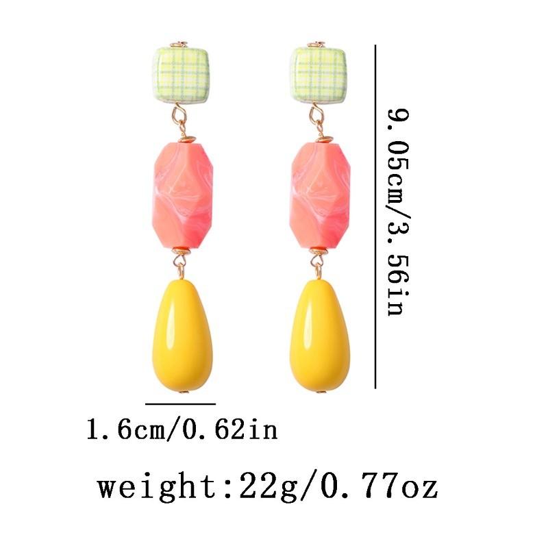 Pinkdudu Irregular Teardrop Earrings Fairy Sweet Geometric Dangles Minimalist Elegant Jewelry for Women PD2752