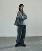 Scrattle_Pixel Vtg Dust Washed Tote Bag [Dark Blue]
