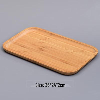 Rectangular Bamboo Serving Tray