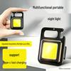 Portable Multifunctional Keychain Light - Mini Magnetic Outdoor Emergency Flashlight