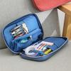 1Pcs Multifunctional Pencil Case Student Plate Tray Box Corduroy Pencil Box Large Capacity Cute Creative Multi Functional Storage Box