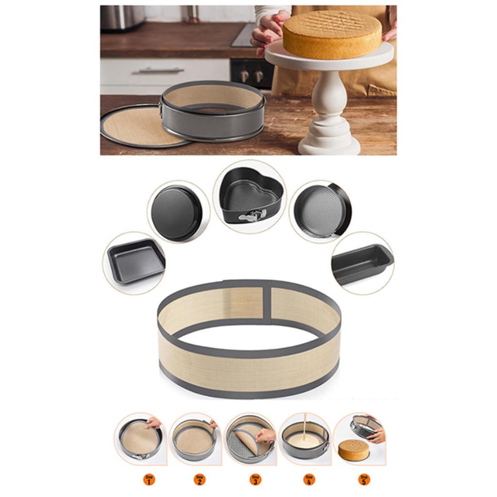 1 Sada Silikonové Pečicí Vložky Opakovaně Použitelná Pečicí Forma Nepřilnavé Potravinářské Silikonové Podložky Žáruvzdorný Talíř na Pečení Chleba pro Pečení Kuchyňské Nářadí