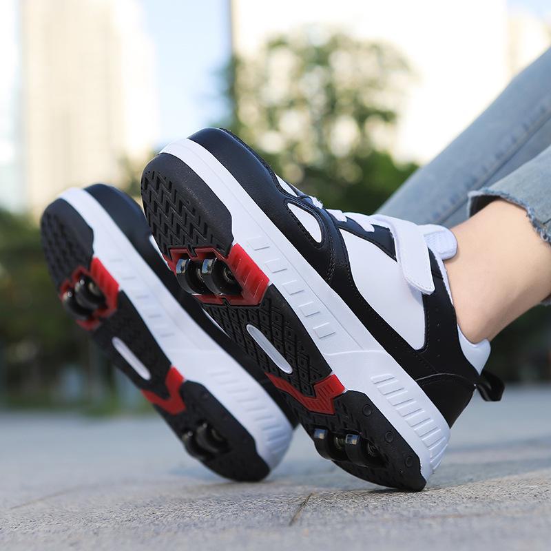 

Детские роликовые коньки – трансформирующиеся беговые кроссовки с колесиками для мальчиков и девочек 38