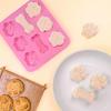 Silicone Baking Mold Dog Footprints Shape Bakeware Tools Baking Supplies Gift