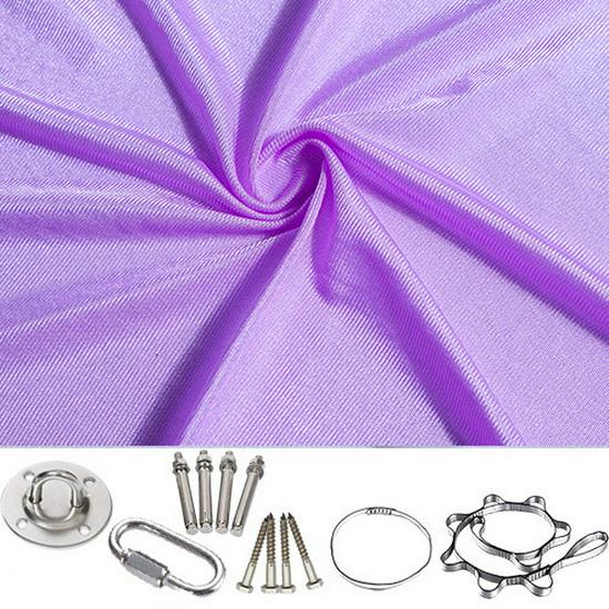Elastic Sensory Swing: Indoor Hammock for Kids & Adults with Fixed Link Ring, Double Layer.