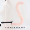Plush Animal Ear Headband Tail Set Costume Party Cosplay Festival Wear Pink Two Piece