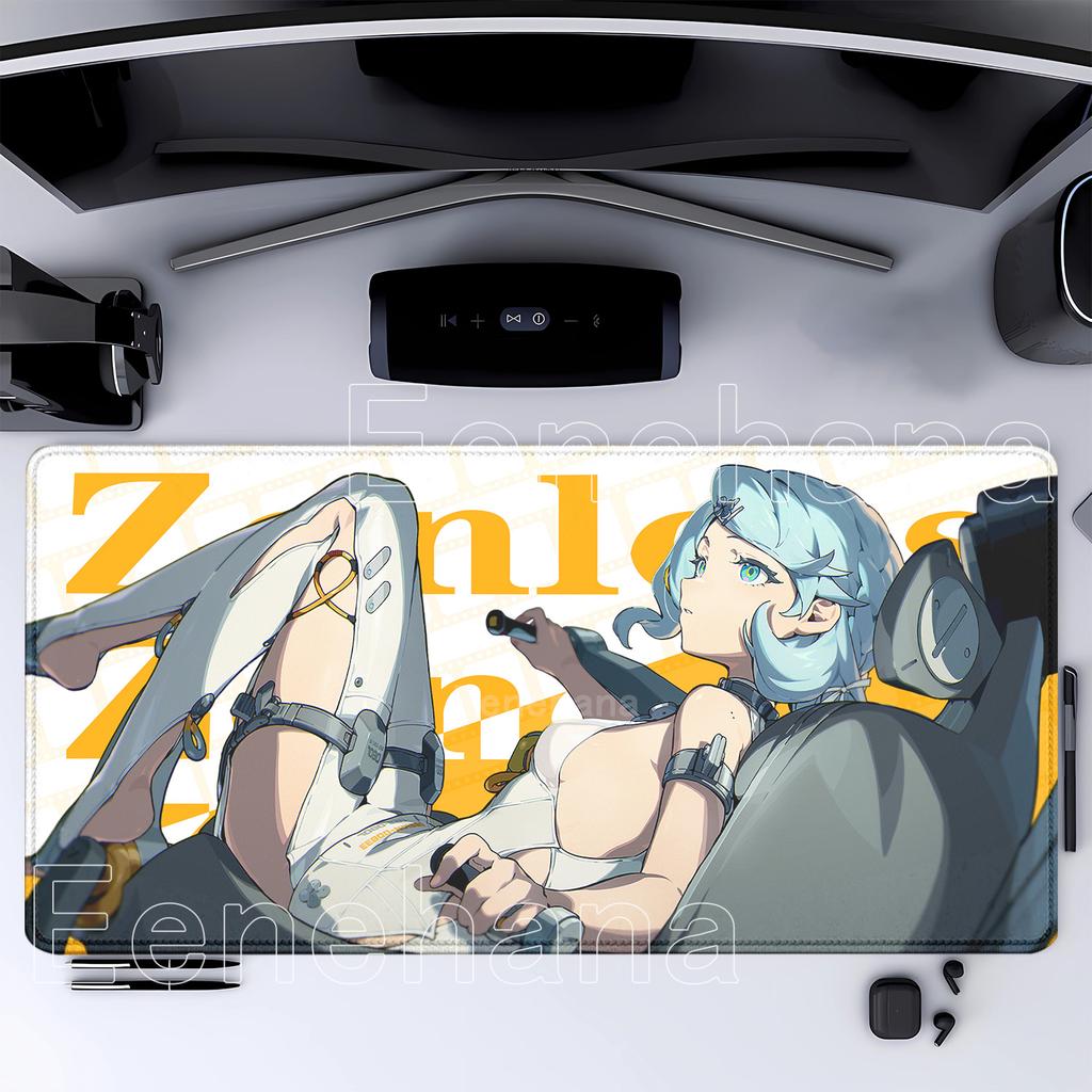 ZZZ Seed cute girl Gaming Mouse Pad Zenless Zone Zero Keyboard Desk Mats XXL Anime Extended office accessories overlock Mousepad