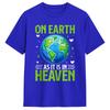 Oversized TShirt On Earth As It Is In Heaven Cotton TShirts Novelty Tshirt for Unisex Summer Y2K Casual Short Sleeve Clothing