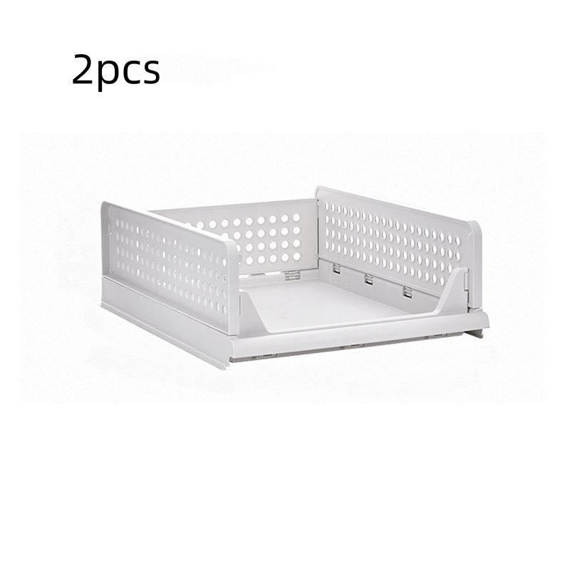 

2pcs/White Hollow Storage Basket Plastic Storage Basket Home Organizing Basket Multifunctional Storage Box 2pcs