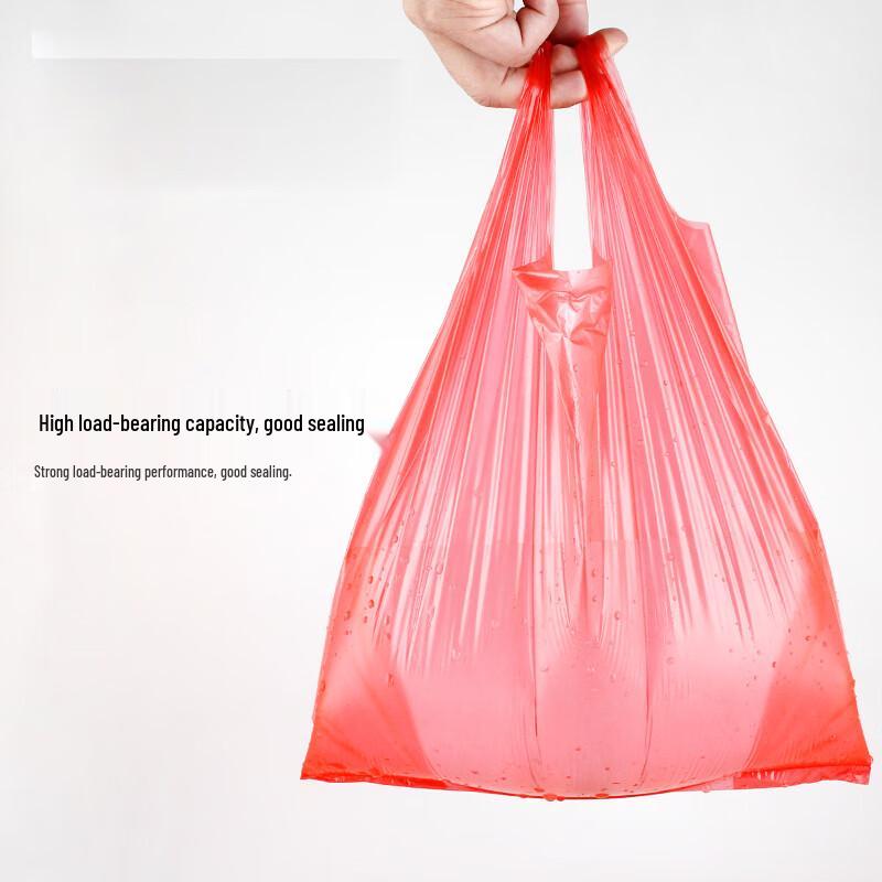 Homeglen Rot Extra Dicke Müllbeutel im Westenstil zum Einmalgebrauch