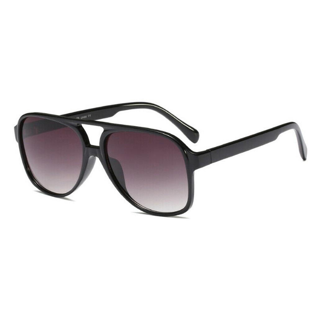 Fashion Vintage Retro 70s Sunglasses for Women Men Classic Large Square Frame Trendy Multicolor