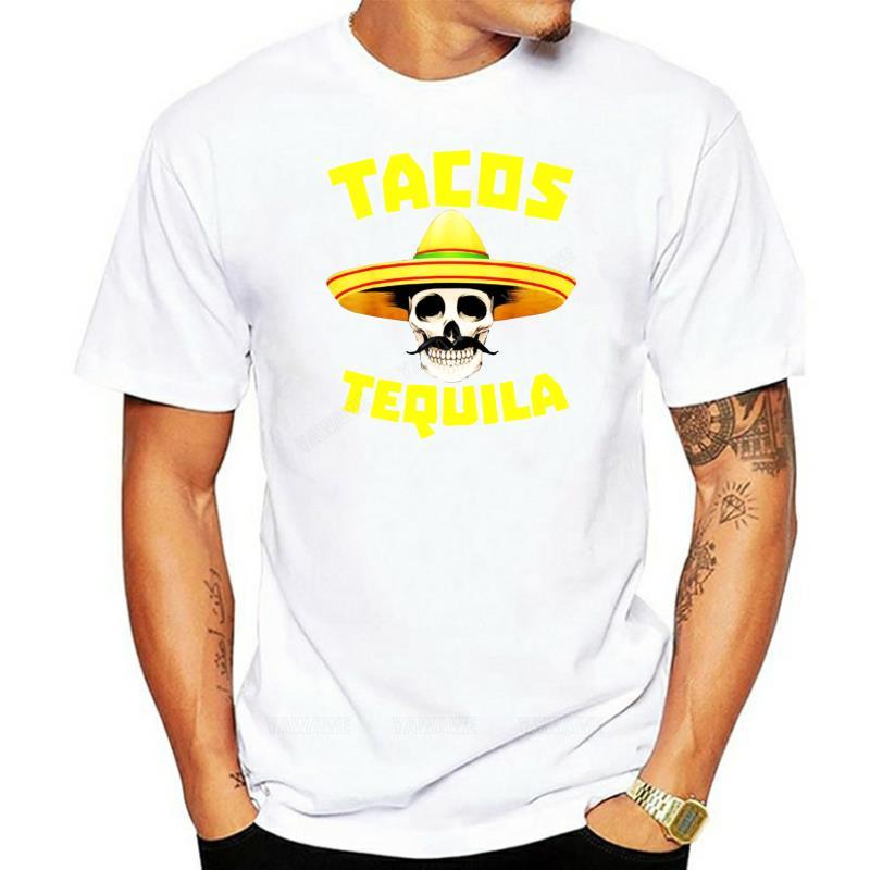 

Male tshirts black Camiseta de Tacos de Tequila para hombre y mujer camisa de comida mexicana para beber negra azul marino S