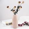 Nordic Shatterproof Imitation Glaze Vase, High Quality Plastic Flower Vase for Arrangement, Modern Home Decor Plant Pot Basket