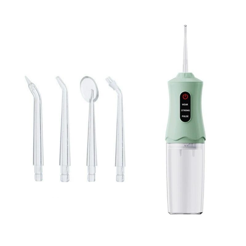 1/3pcs Mix Portable Water Flosser Oral Irrigator Cordless Waterproof Dental Jet Teeth Cleaner 4 Tips USB Rechargeable