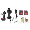 Electric Pruner Kit Brushless Pruning Shears and Brushed Electric Chain Saw Set for Tree Trimming an