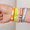10Pz Braccialetti in Silicone a Tema Porta da Rugby Sportiva Braccialetto per Squadra di Gioco per Bambini Festa di Compleanno Ragazzo Gadget Borsa Regalo Riempimento Pignatta