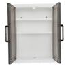 Bathroom Cabinet Wall Mounted Multifunctional Makeup Perfume Cosmetic Organizer Display Cabinet Skincare Storage Rack with Hooks