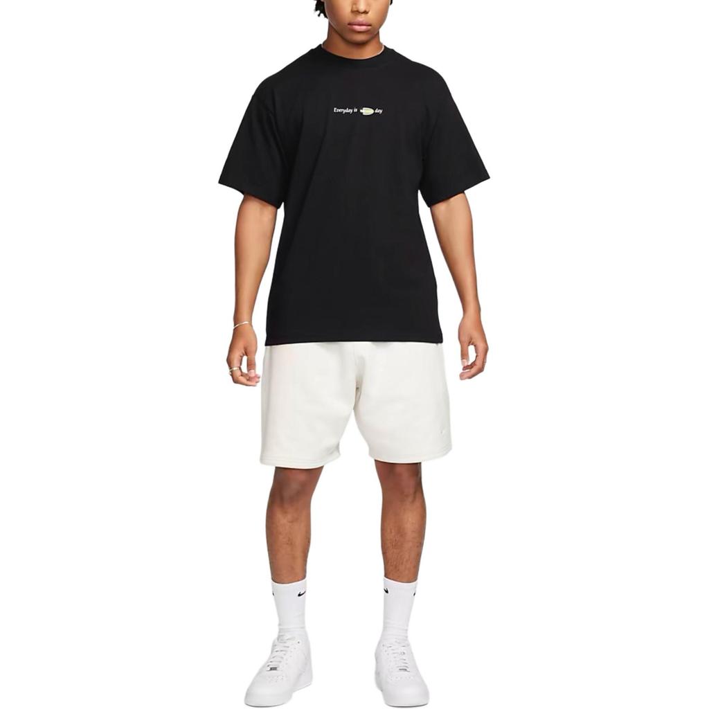 Nike Air Max Day Series Loose Fit Crew Neck Short Sleeve T-Shirt Men Tops Black FZ7619-010