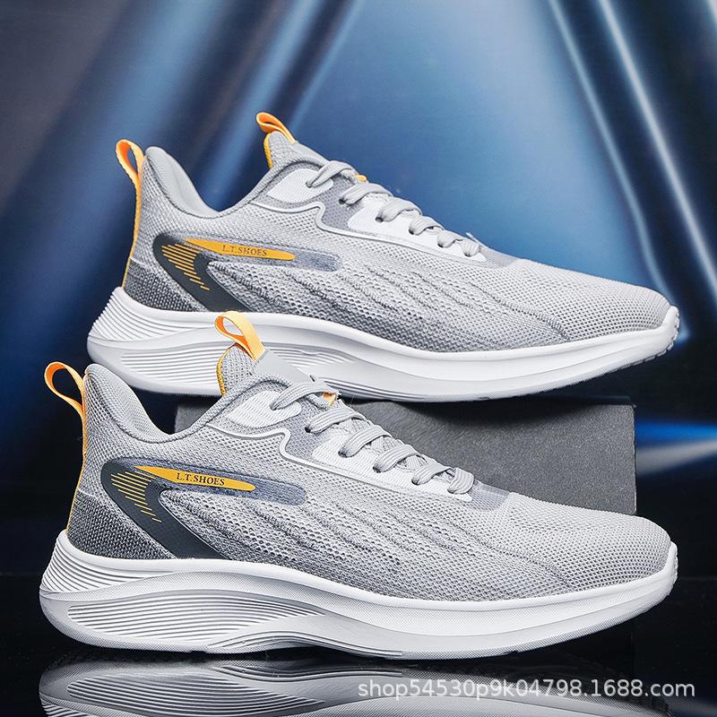 Extra Large Size Teen Middle School Student Running Shoes Casual Sports Net Shoes