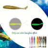 10 Bass Soft Jigs, T-Tail Soft Worm Jigs, Süßwasser- und Salzwasserköder