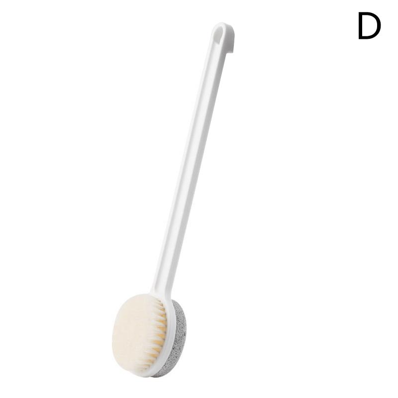 1 Pezzo Spazzola Pomice Lima Esfoliante per Piedi Doppia Faccia Manico Lungo Pietra Cura Raschietto Esfoliante Spazzola per Corpo