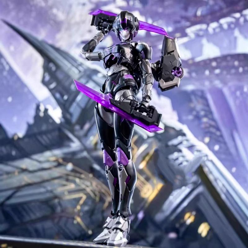 Meili Infinity M66337 Arcee Inspiriert von Riobot 17cm ABS Transformation Montage Modellbausatz Actionfiguren Roboter Spielzeug Sammler