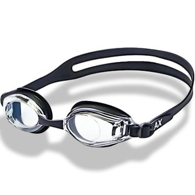 Swimming Goggles Nose Case One Size Fits Most [AX] (S-1.50~S-8.00) Clear, Anti-Fog, Strap, Included, Unisex, (Clear, -2.0)