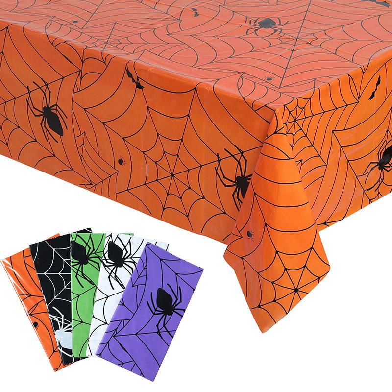 Spiderweb Halloween Tablecloth for Cross-border Theme Parties
