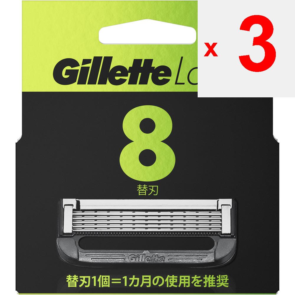 P&G Japan Gillette 8 Replacement Blades with Labo Exfoliating Bar Men's Replacement Blades Razors for Men Place the Used Blade In an Empty Blade Case