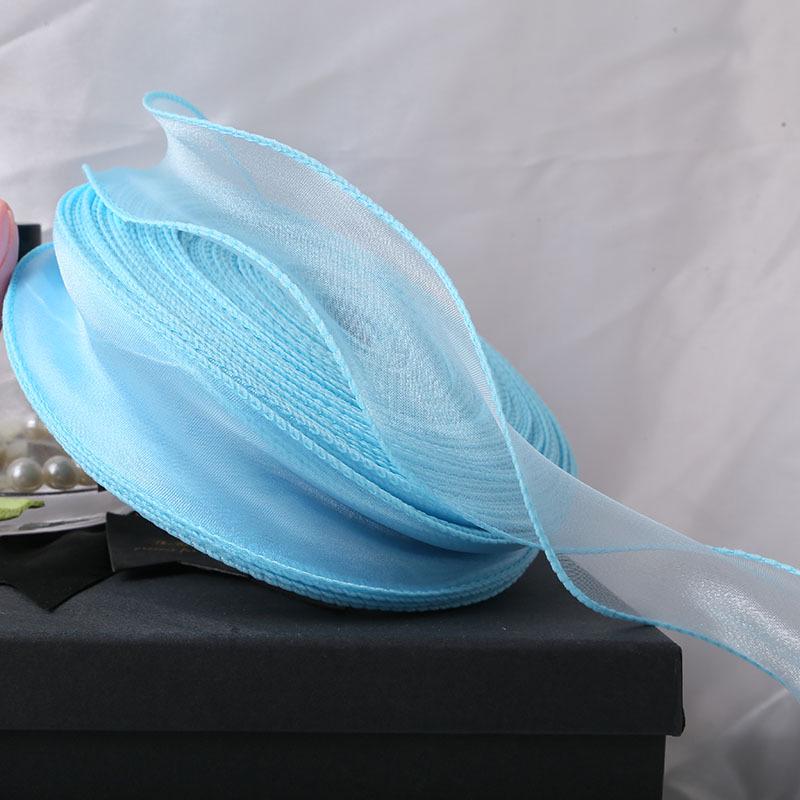 Curled Fish Tail Yarn Ribbon - 50 Yards Wavy Edge for Cake & Flower Decoration