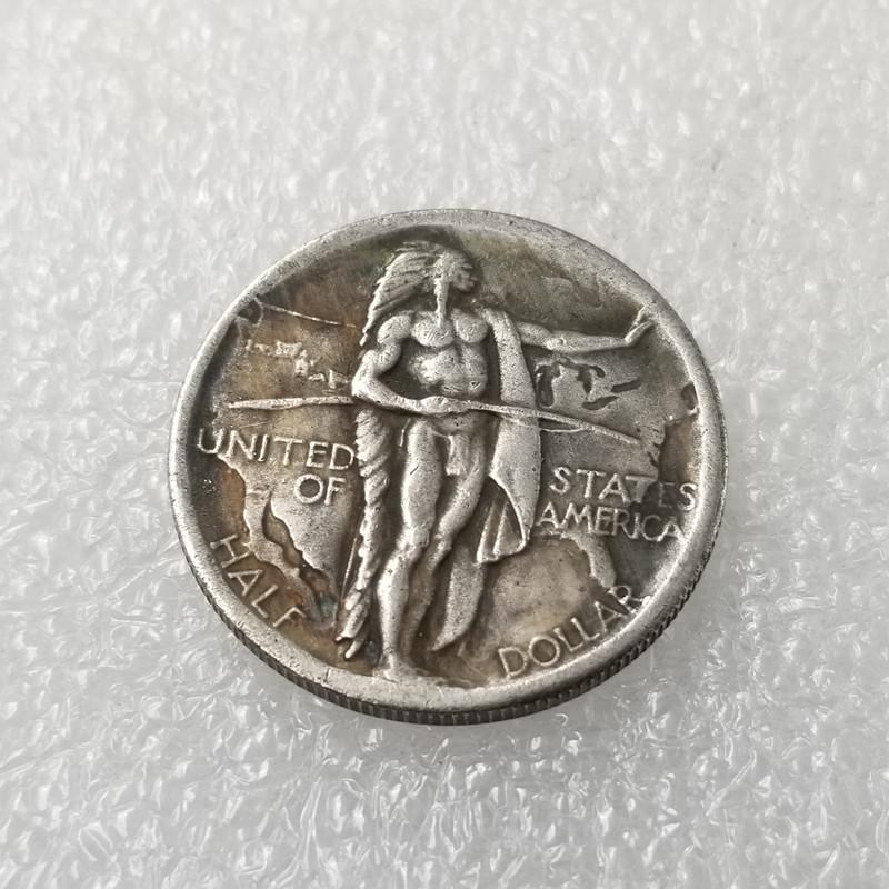 1939 American Brass Copper Silver-Plated Commemorative Coin, Antique Craft, Path Design #3625 107610133