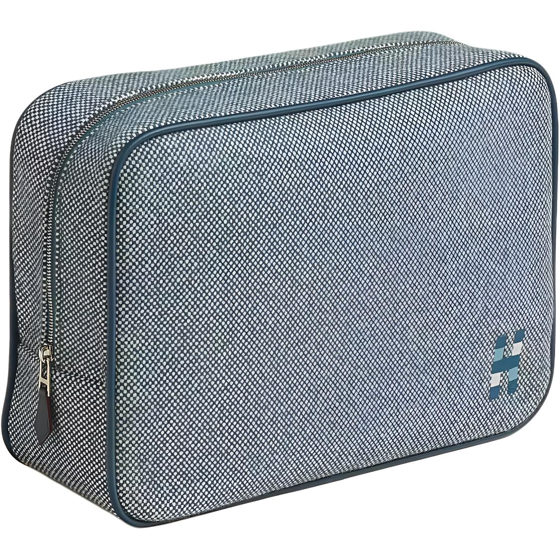 

Hermes H Knight Chapter 28 Silver Buckle Merino Wool Travel Storage Bag Large Unisex bags Navy-Blue H103977MV04 Box Included