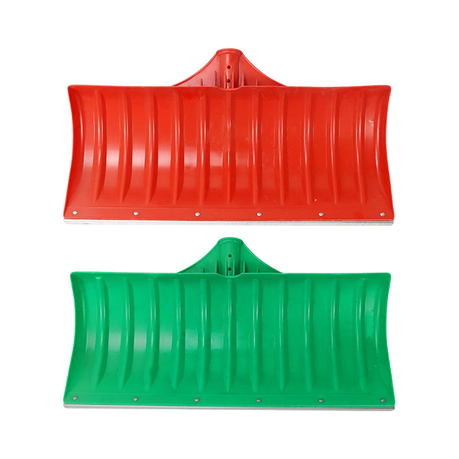 Testa di Ricambio Pieghevole in Plastica per Rimuovere la Neve, Attrezzatura per la Pulizia della Neve Invernale per Esterni e Casa rosso