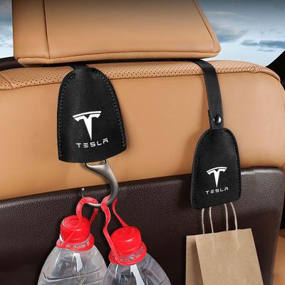 Auto Interior Organizers Hooks Car Back Seat Hook Headrest Hanger For Model 3 Model S Model X Y Roadster Performance