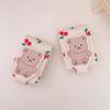 with Mirror Lipstick Bag Pu Leather Lipstick Storage Bag Simple Mini Cosmetic Bag  Outdoor