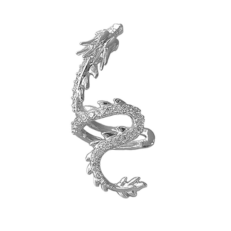 Unique Dragon Ear Cuff Adornment Stylish and Fashionable Clip On Earrings for Non Pierced Ears Dainty Ear Jewelry Charm
