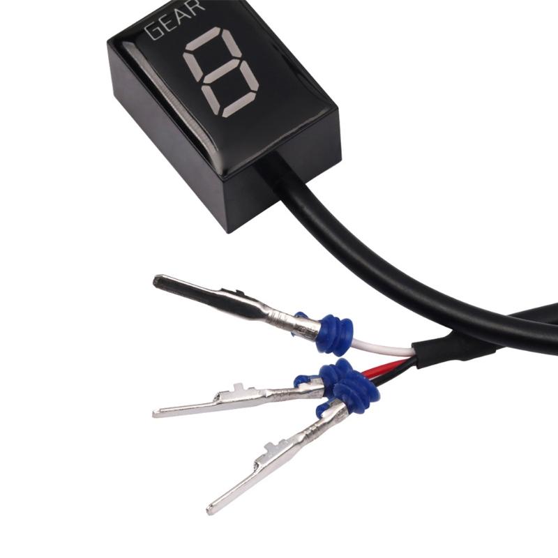 Mini Speed Digital Gear Indicator Shift Lever Display UnIversal Motorcycle External LCD Speed Display