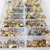 Watch Parts Set, Kit, Assorted Gold and Silver Head Lot Replacement Repair Tool Kit