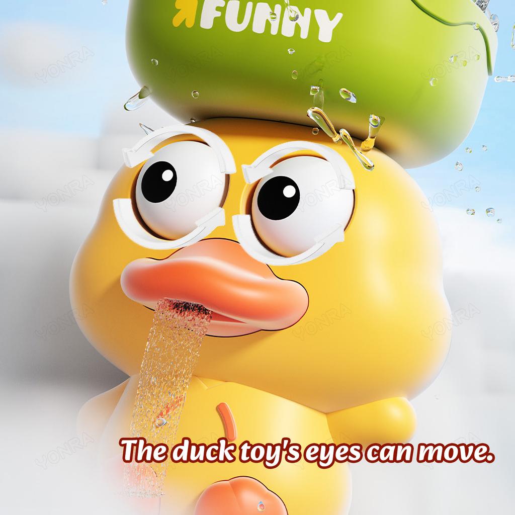 Baby Badespielzeug Niedliche Entenform Mit Saugnapf Badewannenspielzeug Set für Kinder BPA-frei Kinder Dusche Kleinkinder Jungen Mädchen Geburtstagsgeschenke