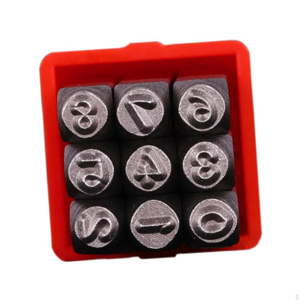 Alphabet And Number Metal Stamping Tool Set for Jewelry Crafting