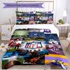 3-teiliges Bettbezug-Set (1 * Bettbezug + 2 * Kissenbezug, ohne Kern), NFL Print Weiches All-Season Bettwäscheset, Heim Schlafzimmer Dekor Geschenk