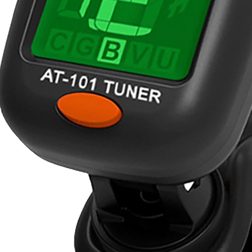Clip On Tuner LCD Dual Color Display Tuner Electric Bass Ukulele Acoustic Guitar Tuning Accessory