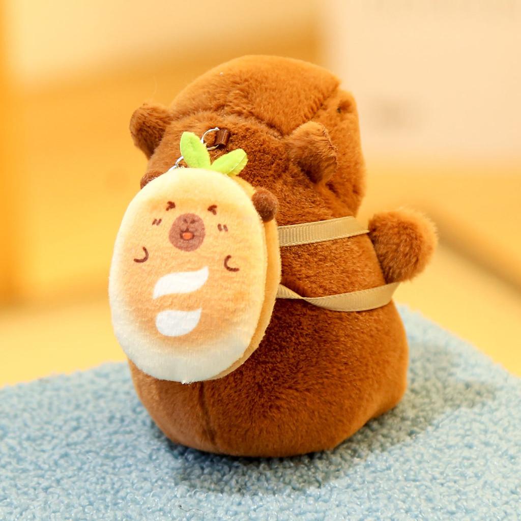 Capybara Soft Plush Doll Keychain With Pp Cotton Filling For Collectors And Gifts
