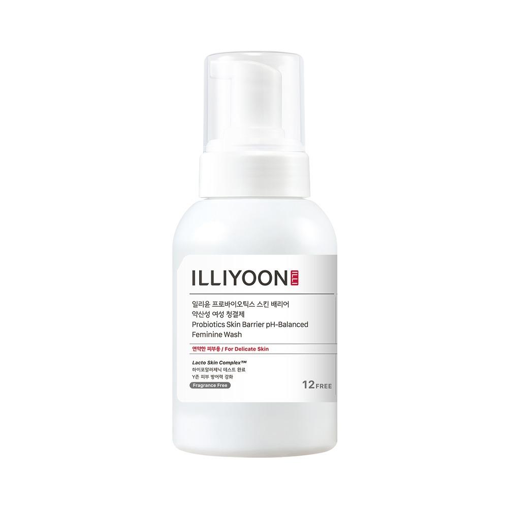 Illiyoon Probiotics Skin Barrier Gentle Bubble Feminine Wash Daily Balanced Cleanse 300ml