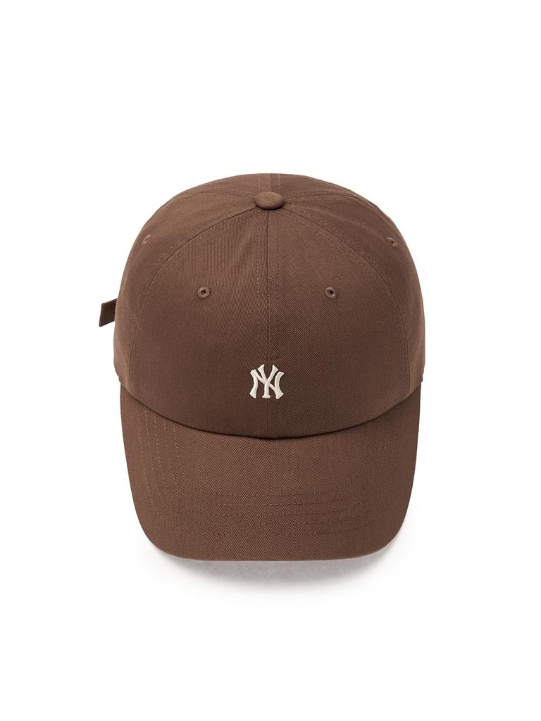 Emelbi Nano Logo Unstructured Ball Cap Ny (Brown)