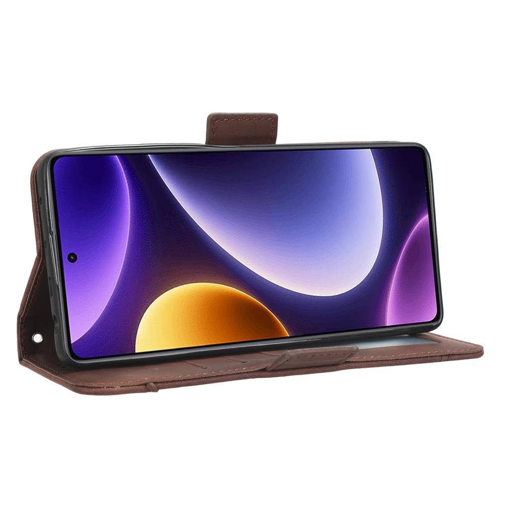 For Xiaomi Redmi Note 12 Turbo 5G/Poco F5 5G Leather Wallet Phone Case Multiple Card Slots Stand Phone Cover