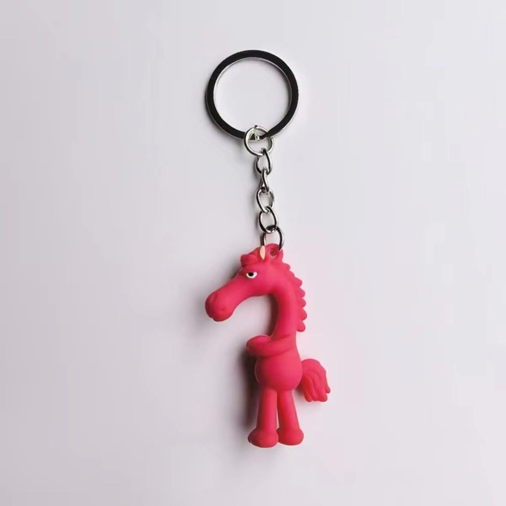 Chinese Mascot Dolls Keychain Accessories The Chosen Black Horse Bag Pendant  Christmas Gifts